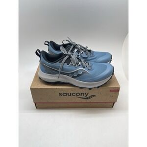 Saucony Sneakers Womens 7 Peregrine 14 S10916-101 Blue Running Trail Shoes New